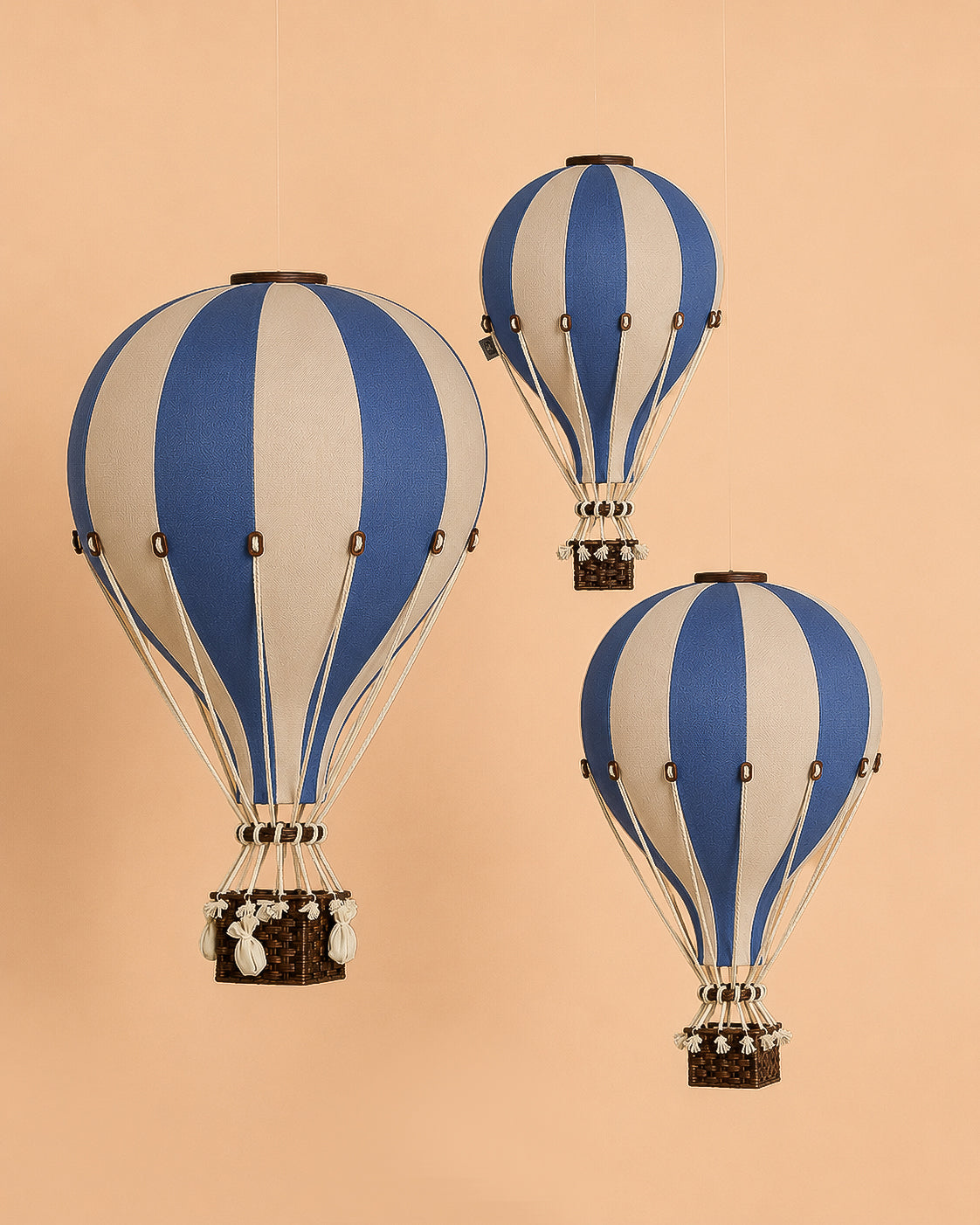 Hot Air Balloon - Marine Blue