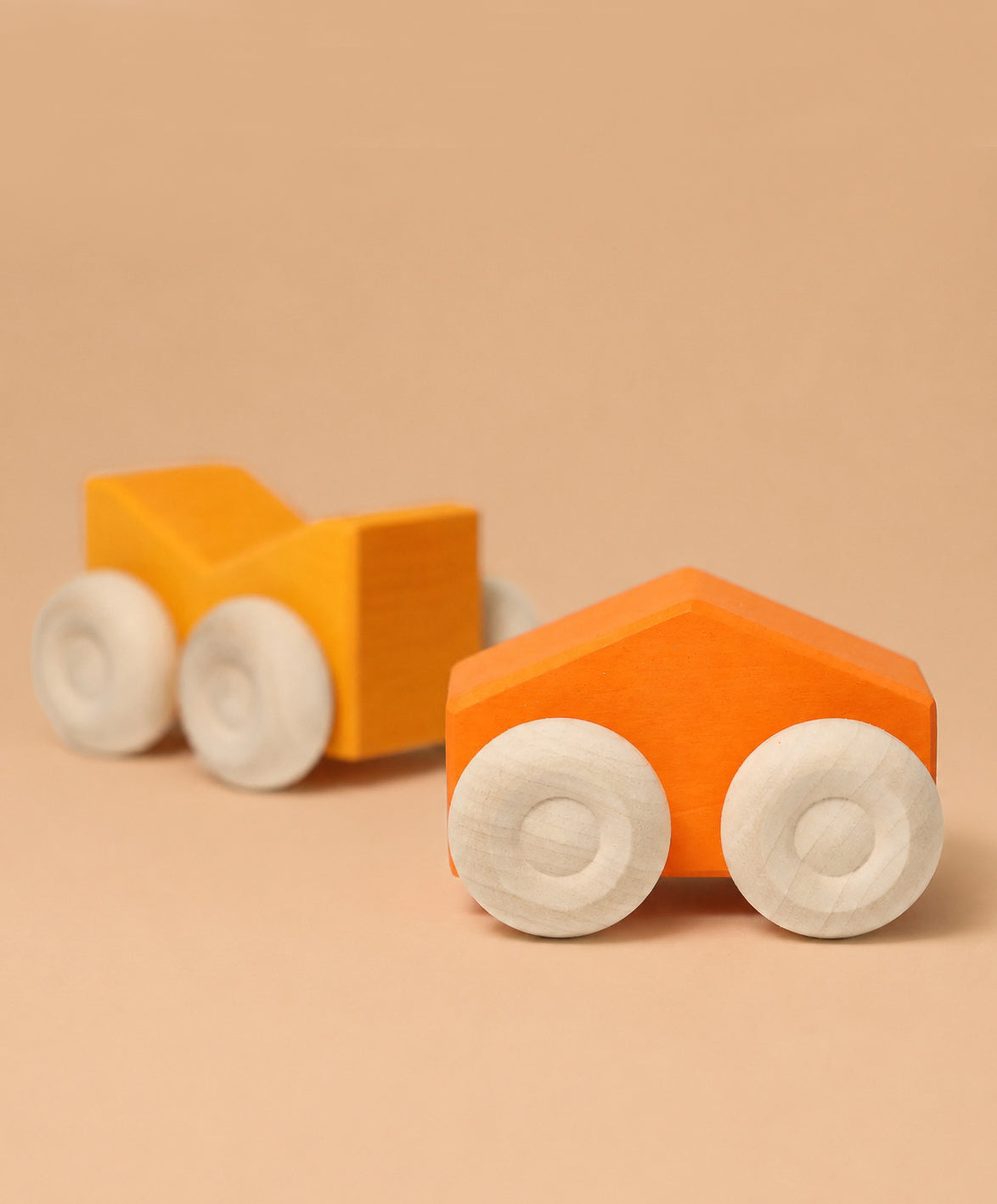 Grimm's Stacking Cars - Orange