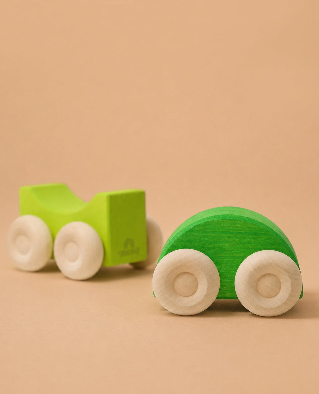 Grimm's Stacking Cars - Green