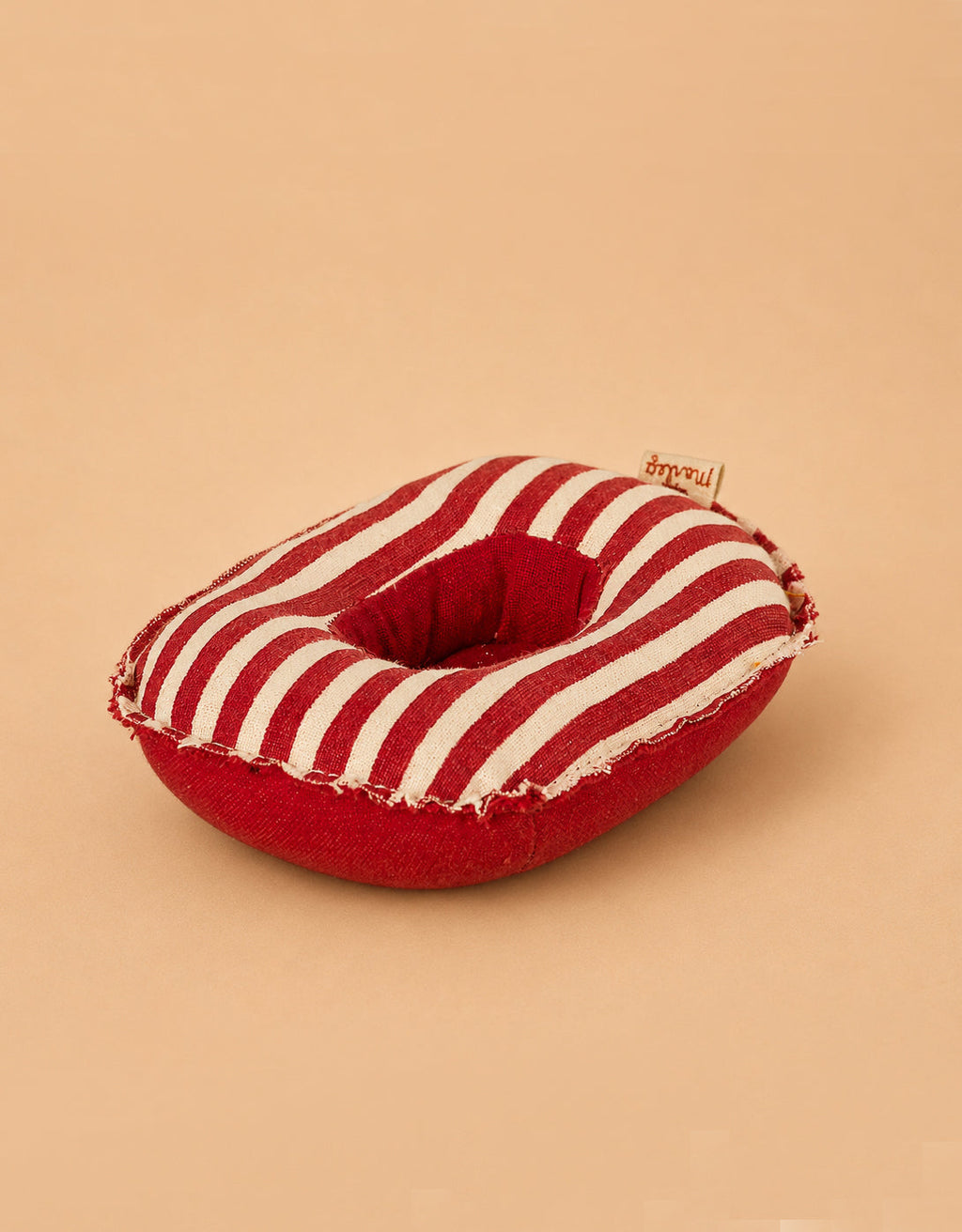 Maileg Rubber Boat, Small Mouse - Red Stripe