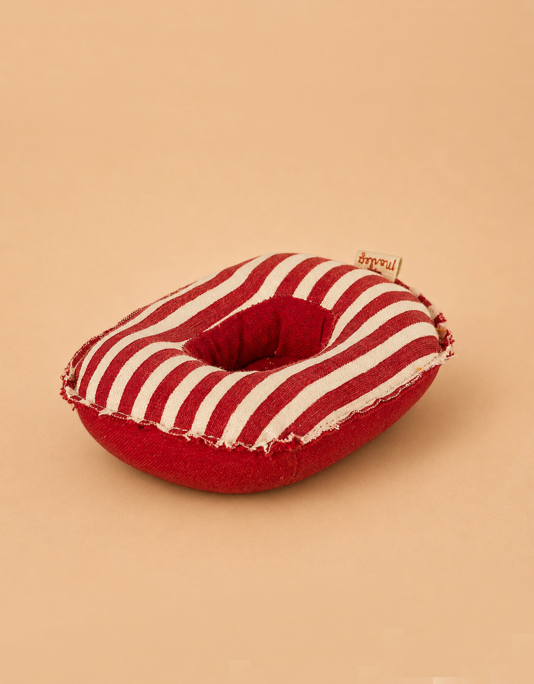 Maileg Rubber Boat, Small Mouse - Red Stripe