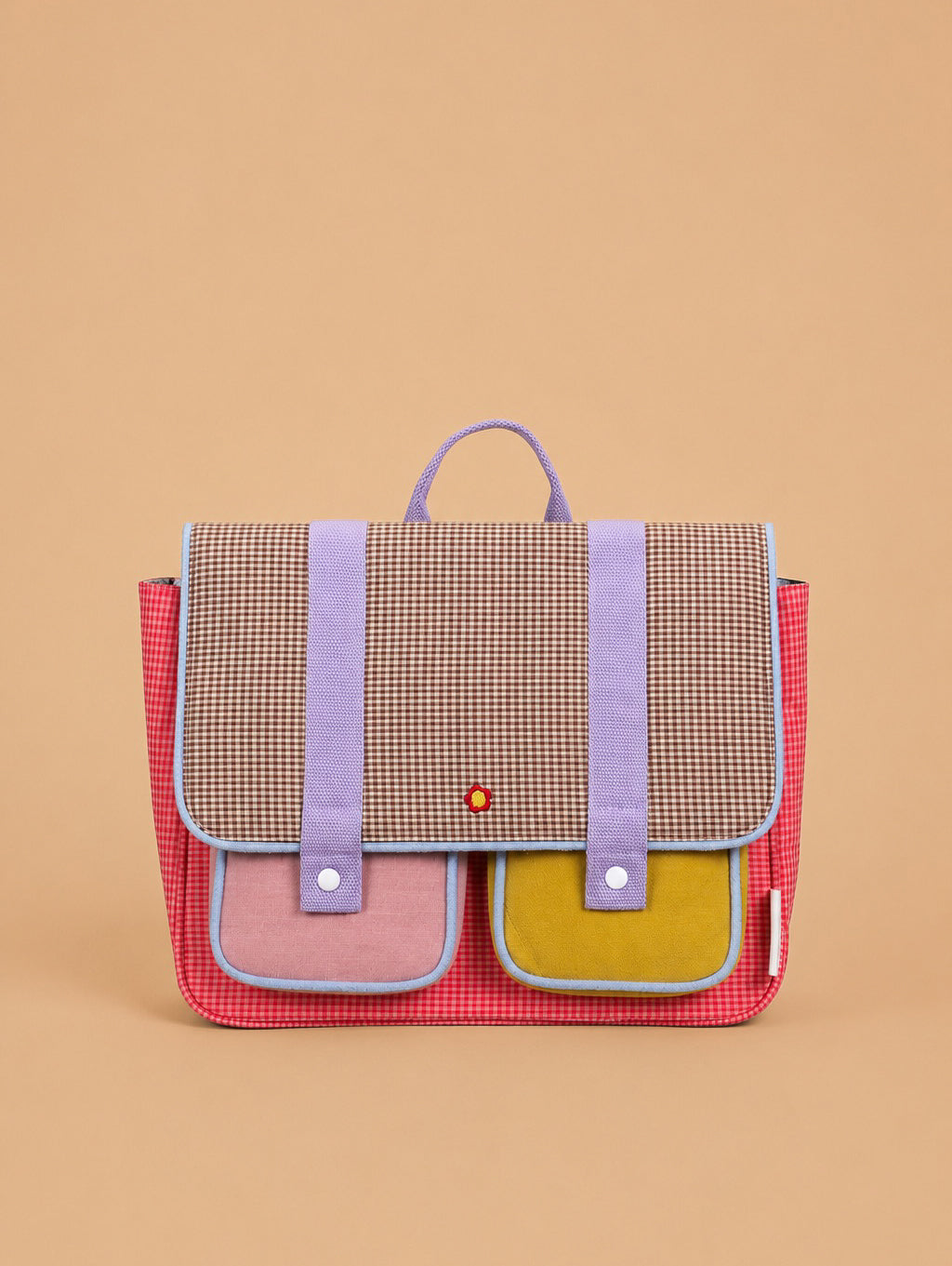 Sticky Lemon School Bag | Lemon Tree | Gingham Flower + Rose