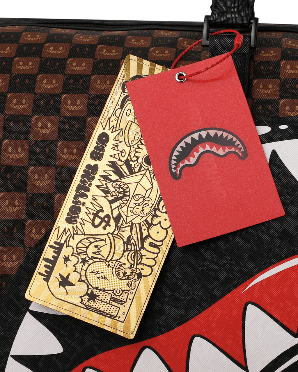 SHARKS IN PARIS GRIN & GRIND DUFFLE