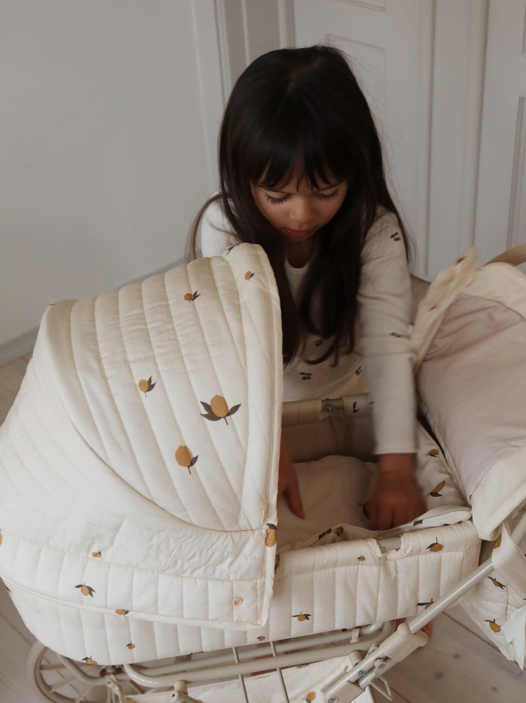 Konges Sloejd Doll Pram - Lemon