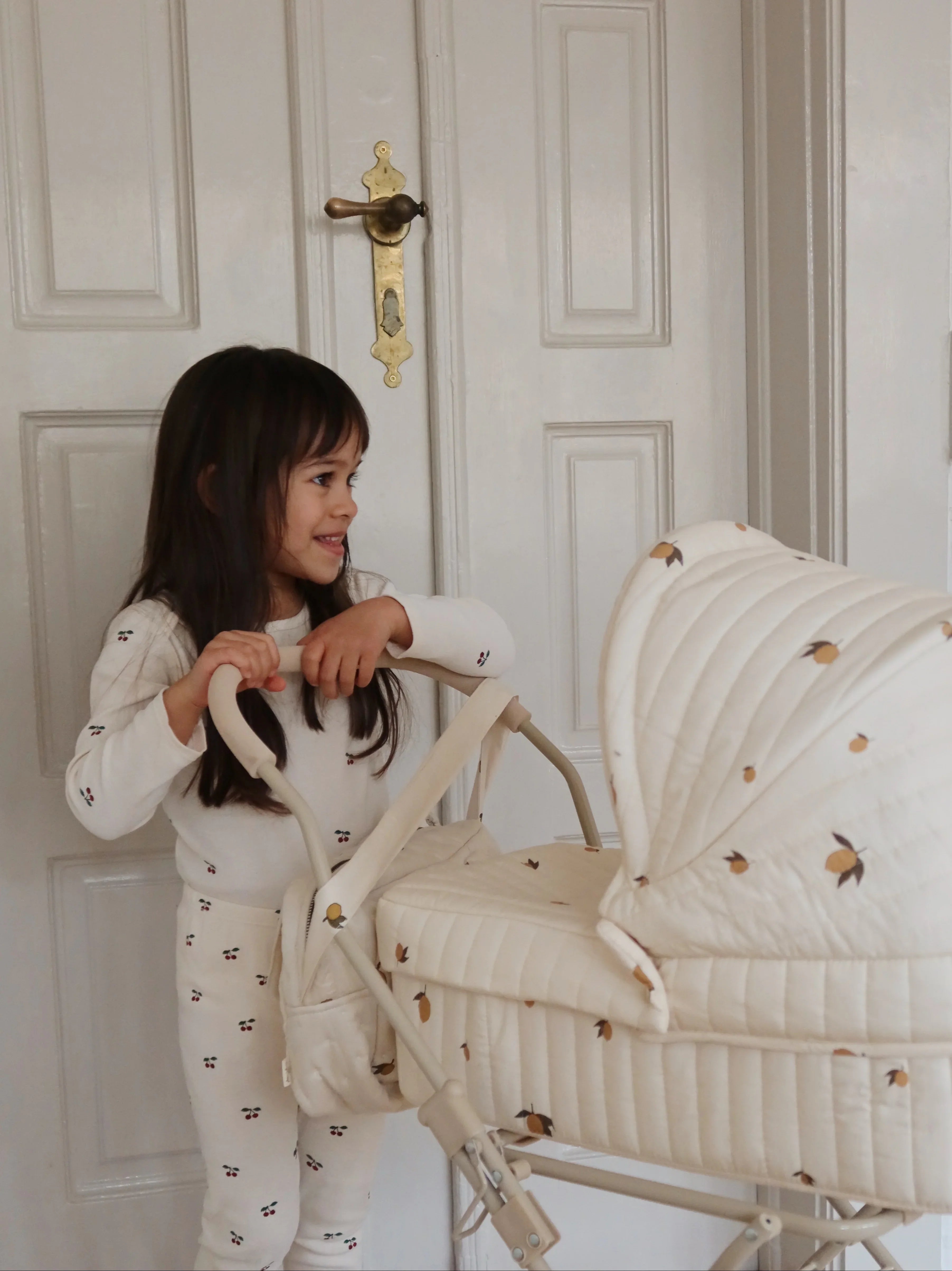Konges Sloejd Doll Pram - Lemon