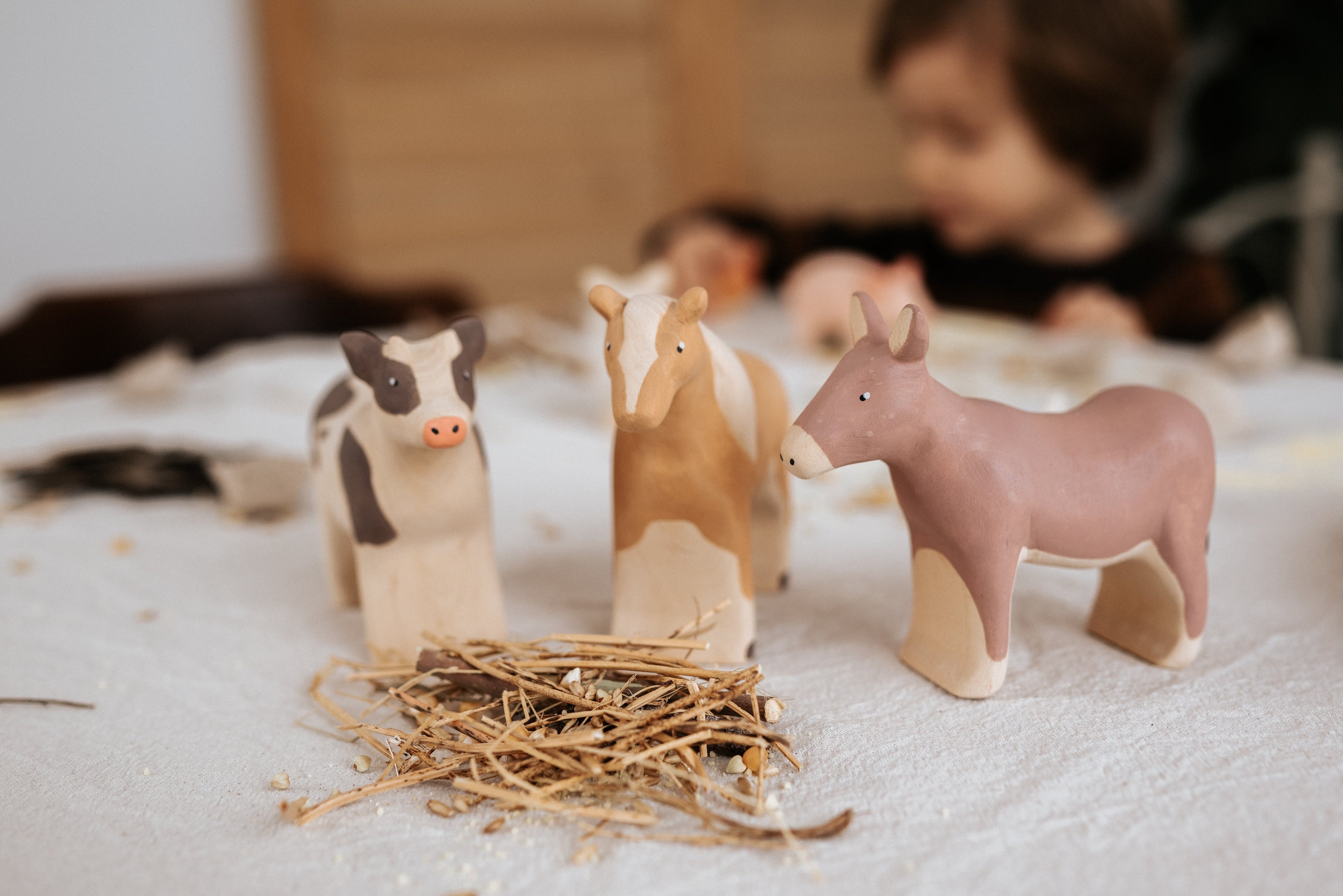 Handmade Wooden Donkey