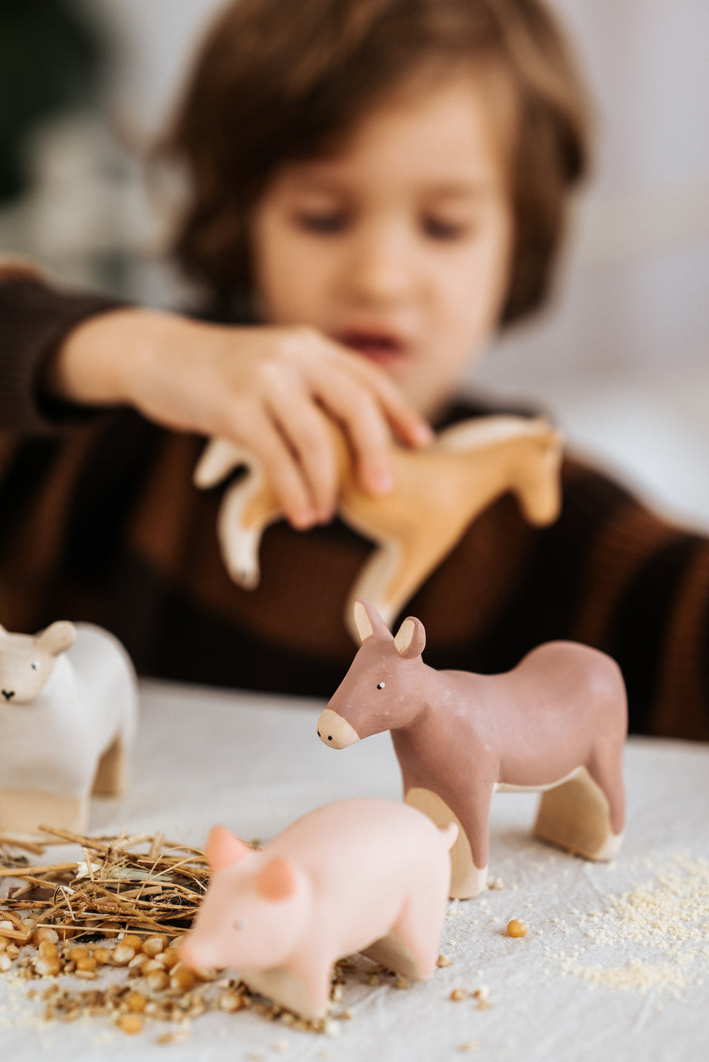 Handmade Wooden Donkey