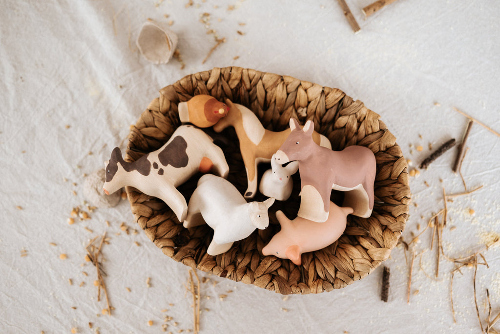 Handmade Wooden Sheep