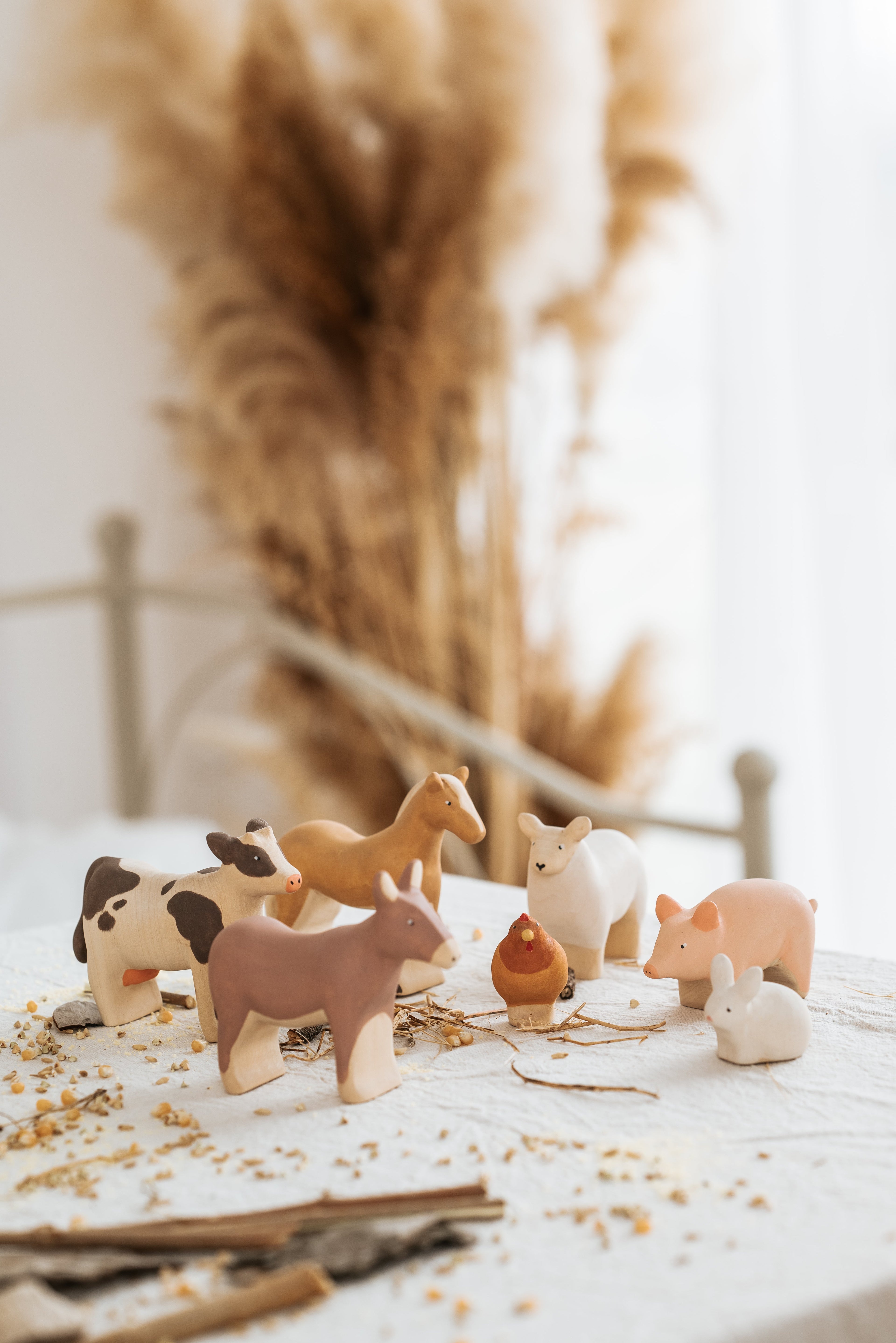 Handmade Wooden Donkey