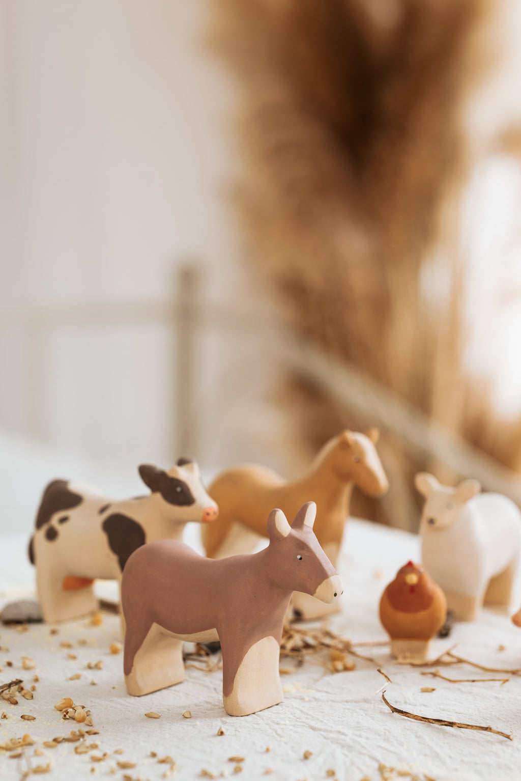 Handmade Wooden Donkey