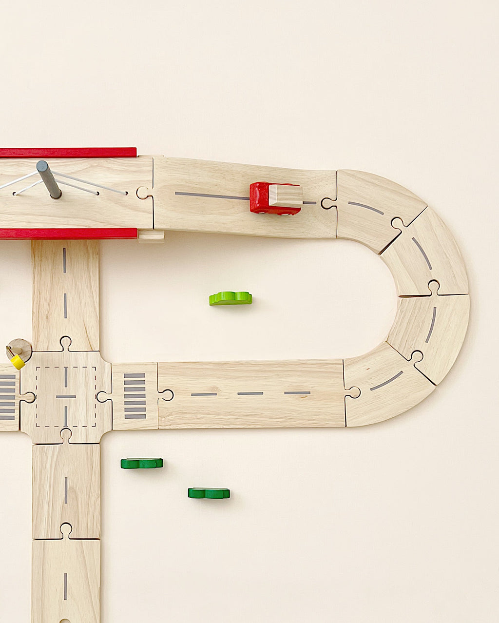 Wooden Road System Deluxe