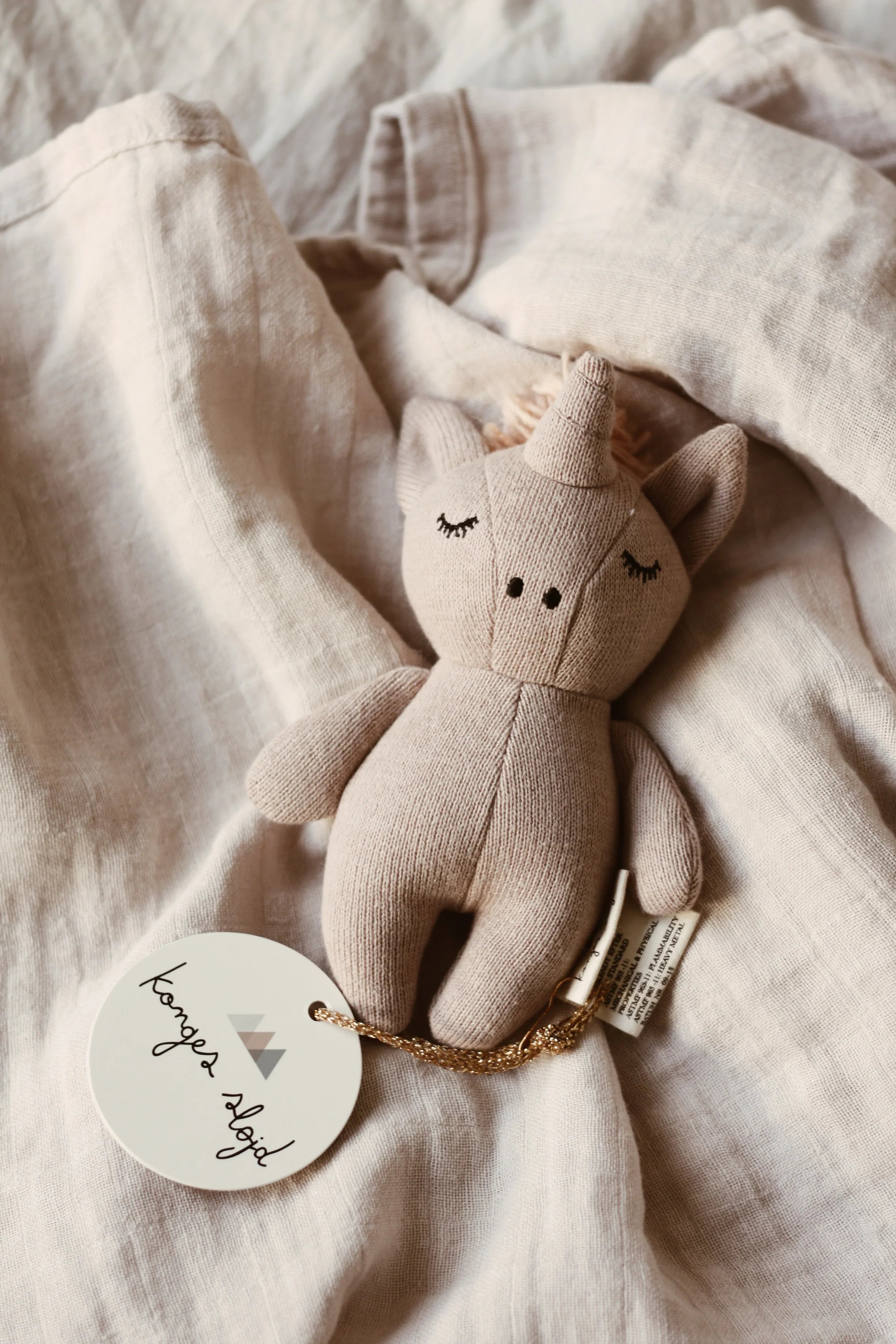 Konges Sloejd Mini Unicorn Stuffed Animal