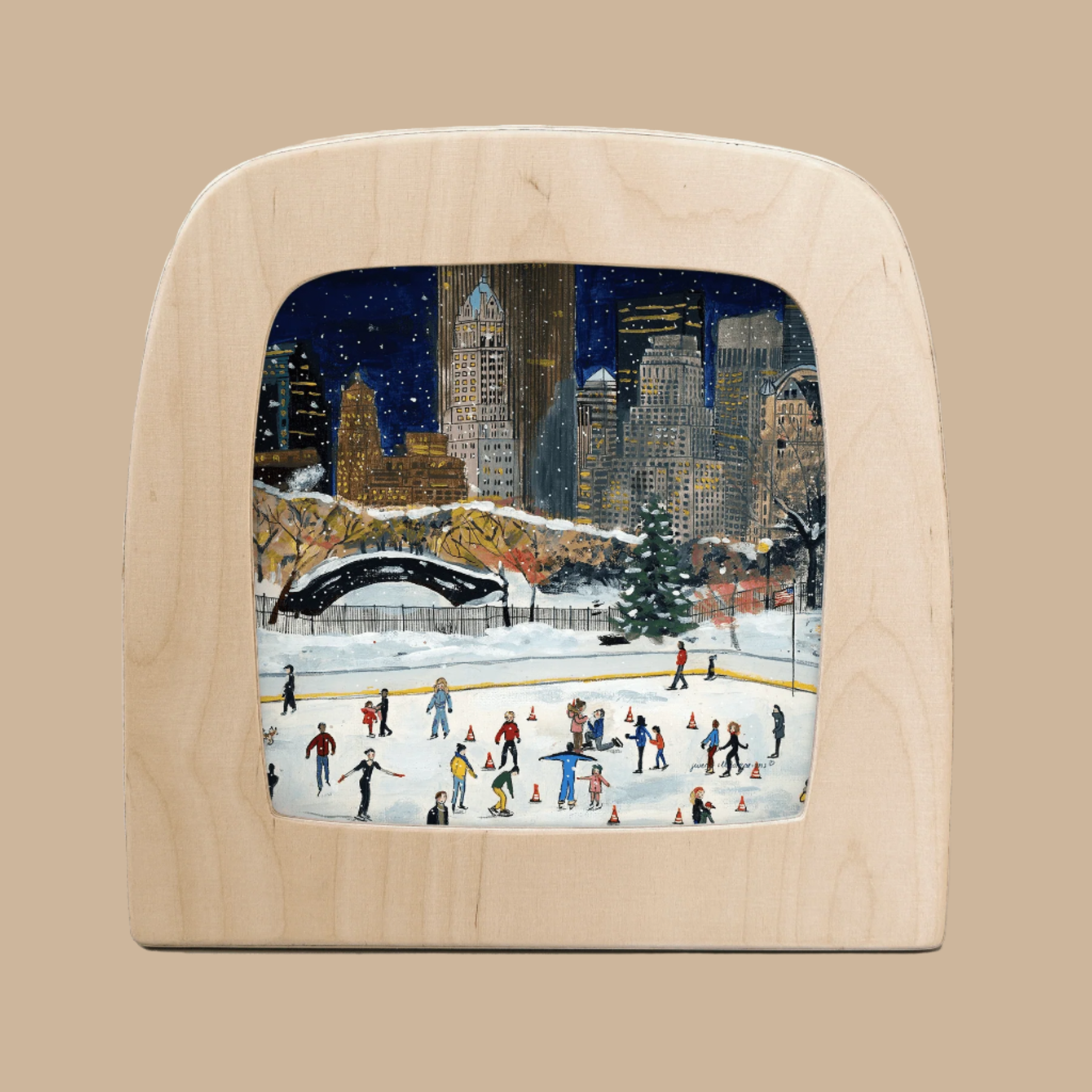Silhouette Only - Christmas in New York for Toverlux Lamp