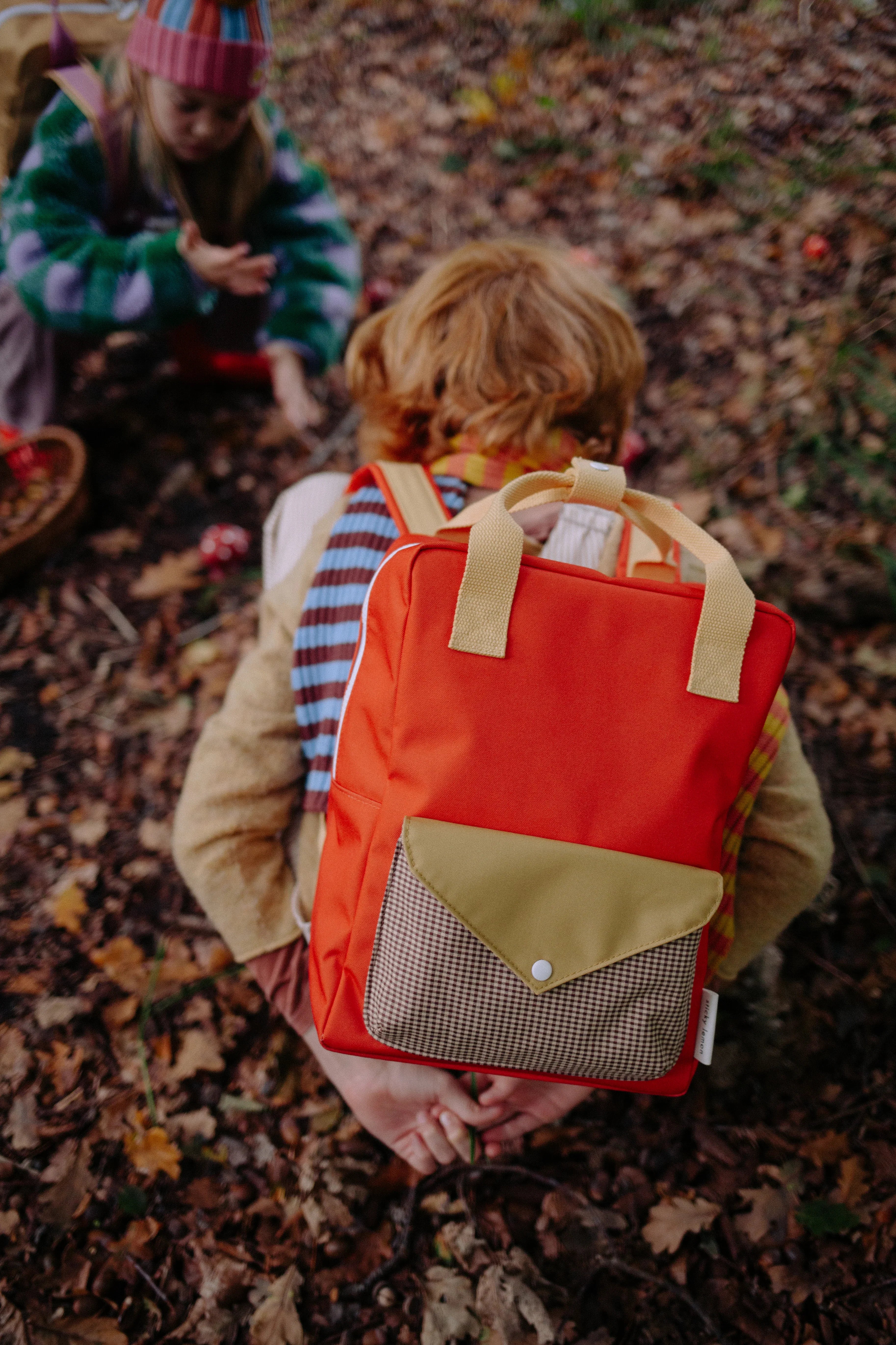 Sticky Lemon Backpack Medium | Envelope | Campfire Orange