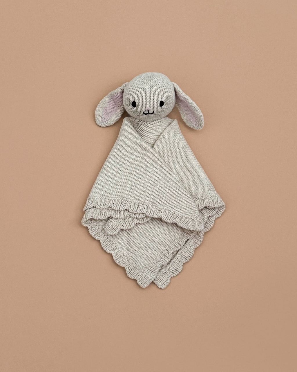 Cuddle + Kind Organic Cotton Baby Bunny Lovey (Oatmeal)