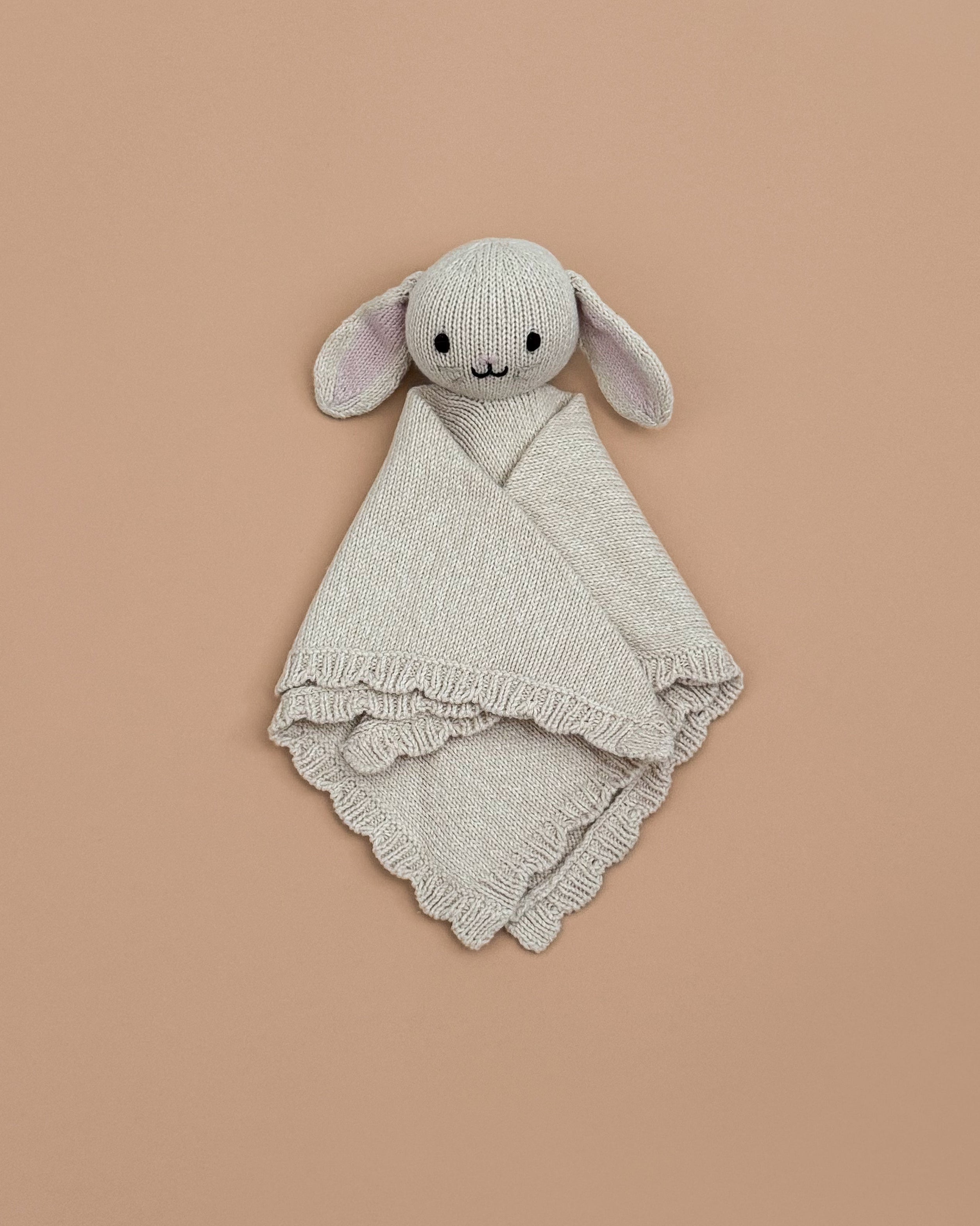 Cuddle + Kind Organic Cotton Baby Bunny Lovey (Oatmeal)