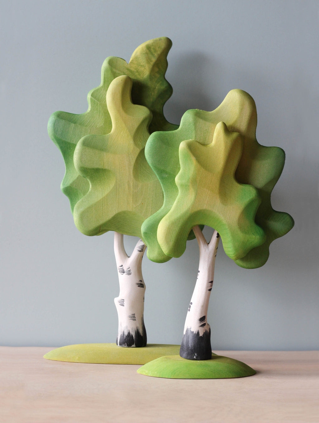 Bumbu Handmade Wooden Extra Large Birch Tree Set