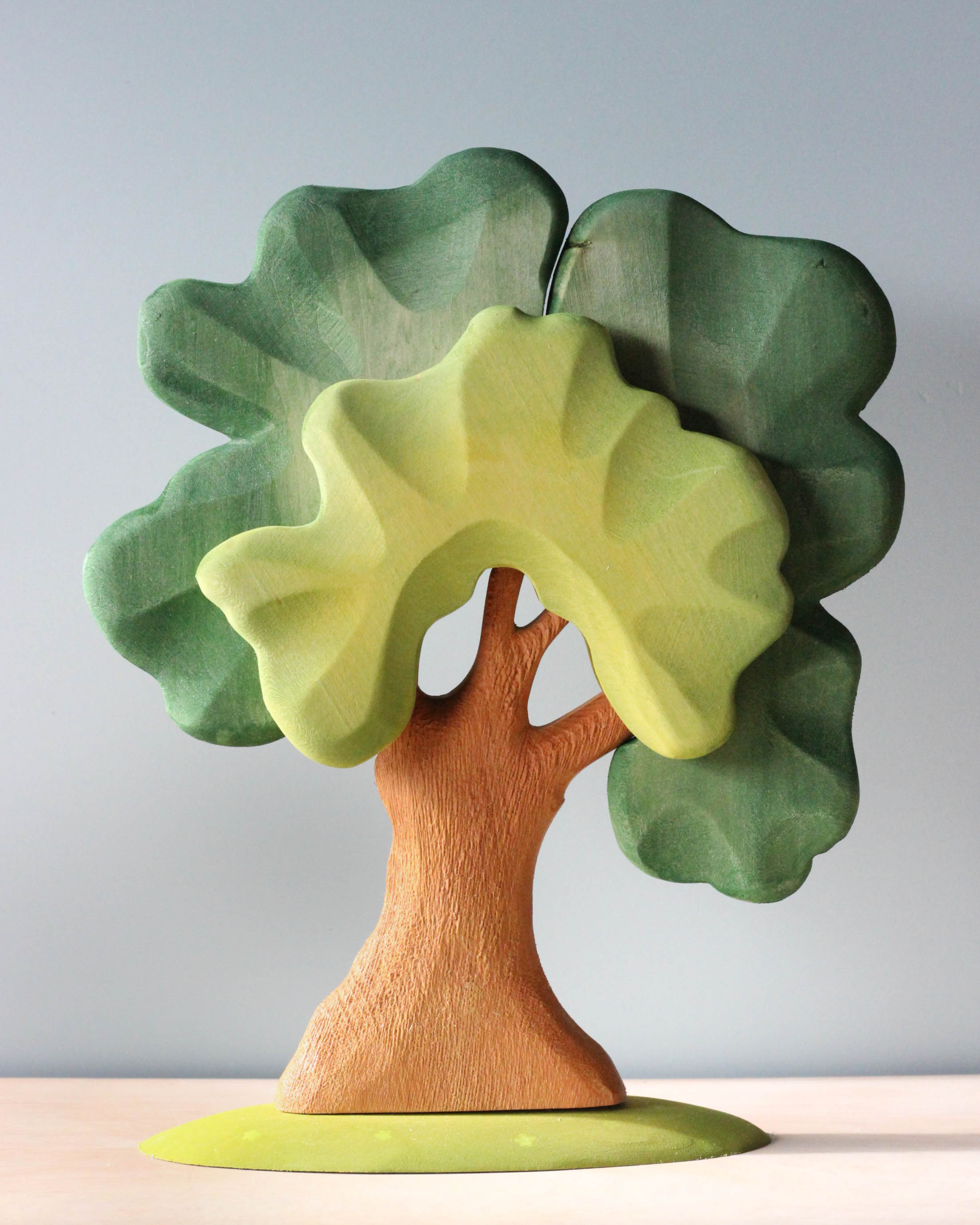 Bumbu Handmade Wooden Extra Large Green Oak Tree