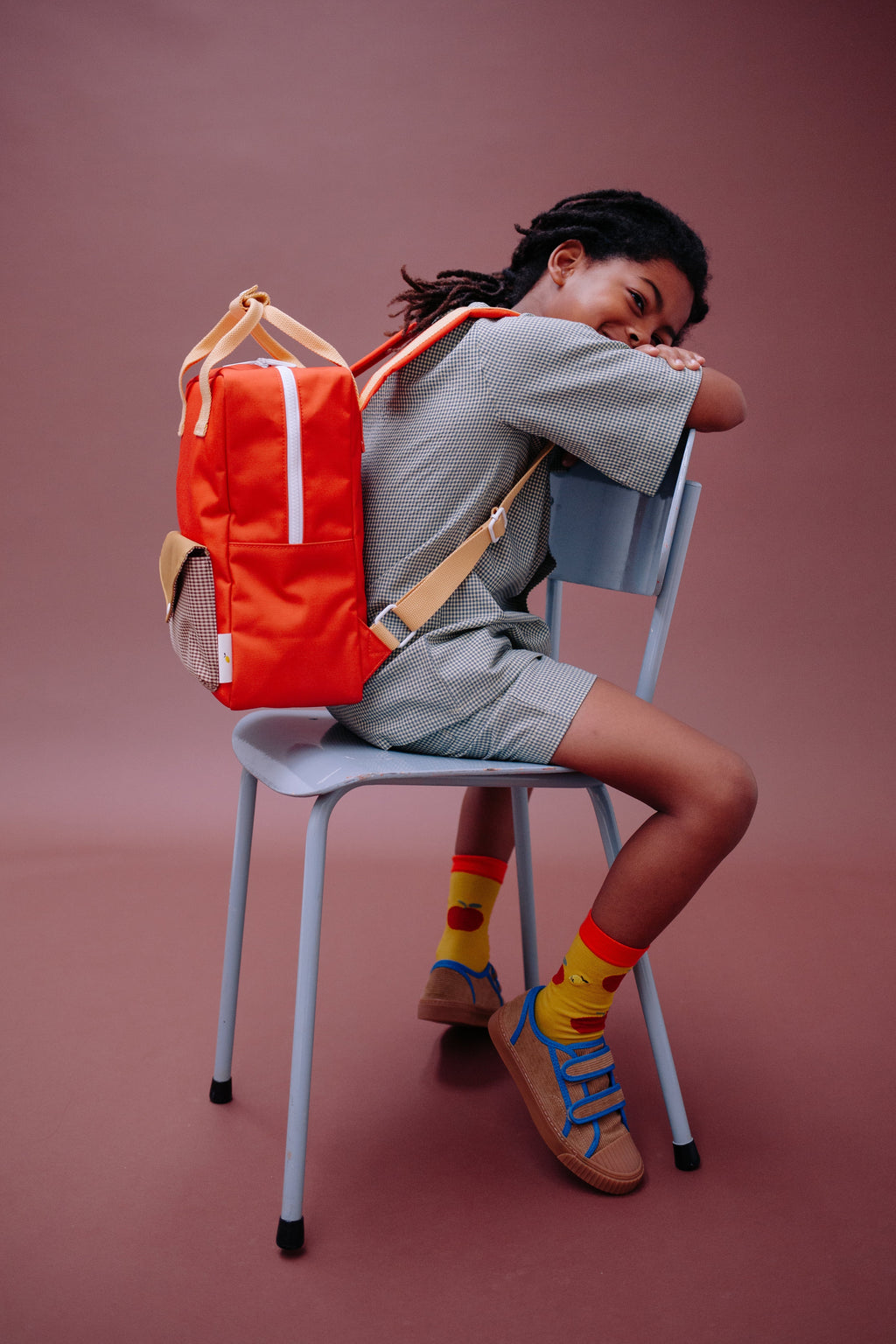 Sticky Lemon Backpack Medium | Envelope | Campfire Orange