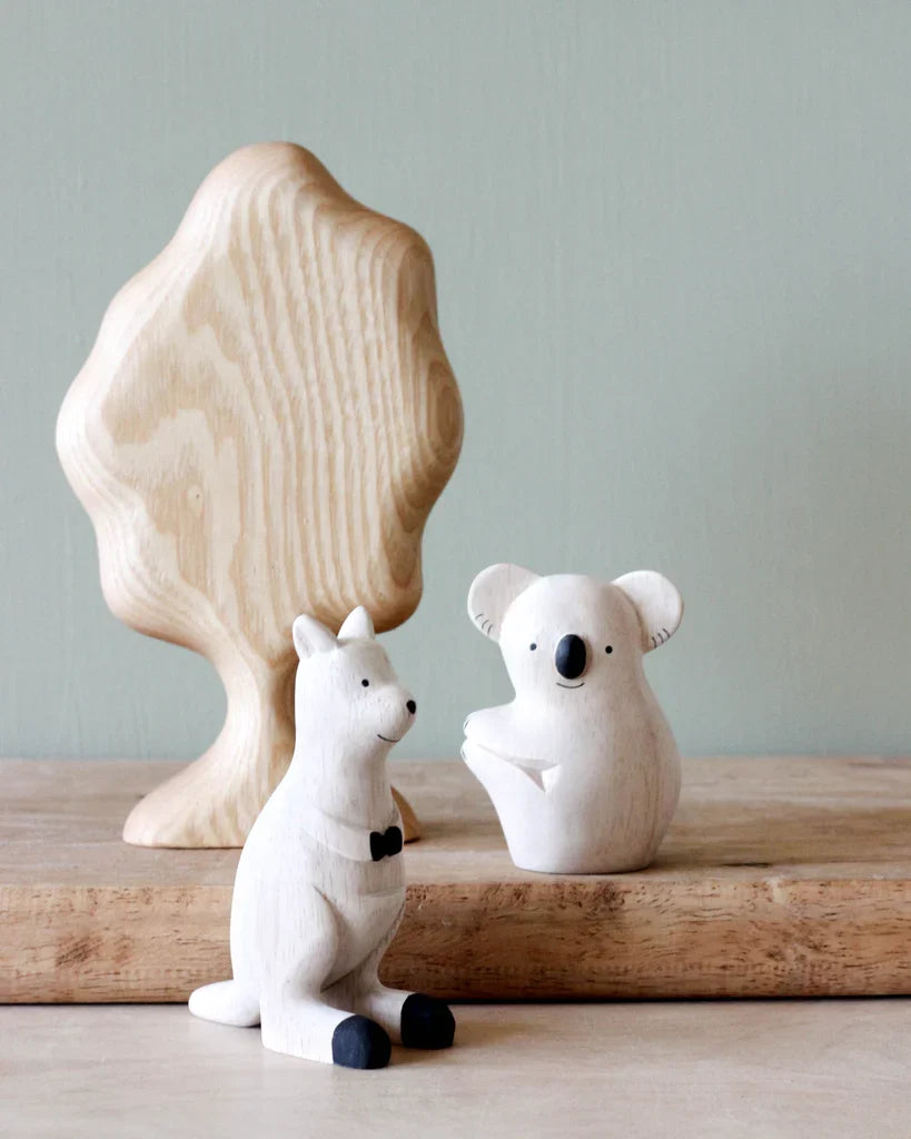Handmade Wooden Kangaroo