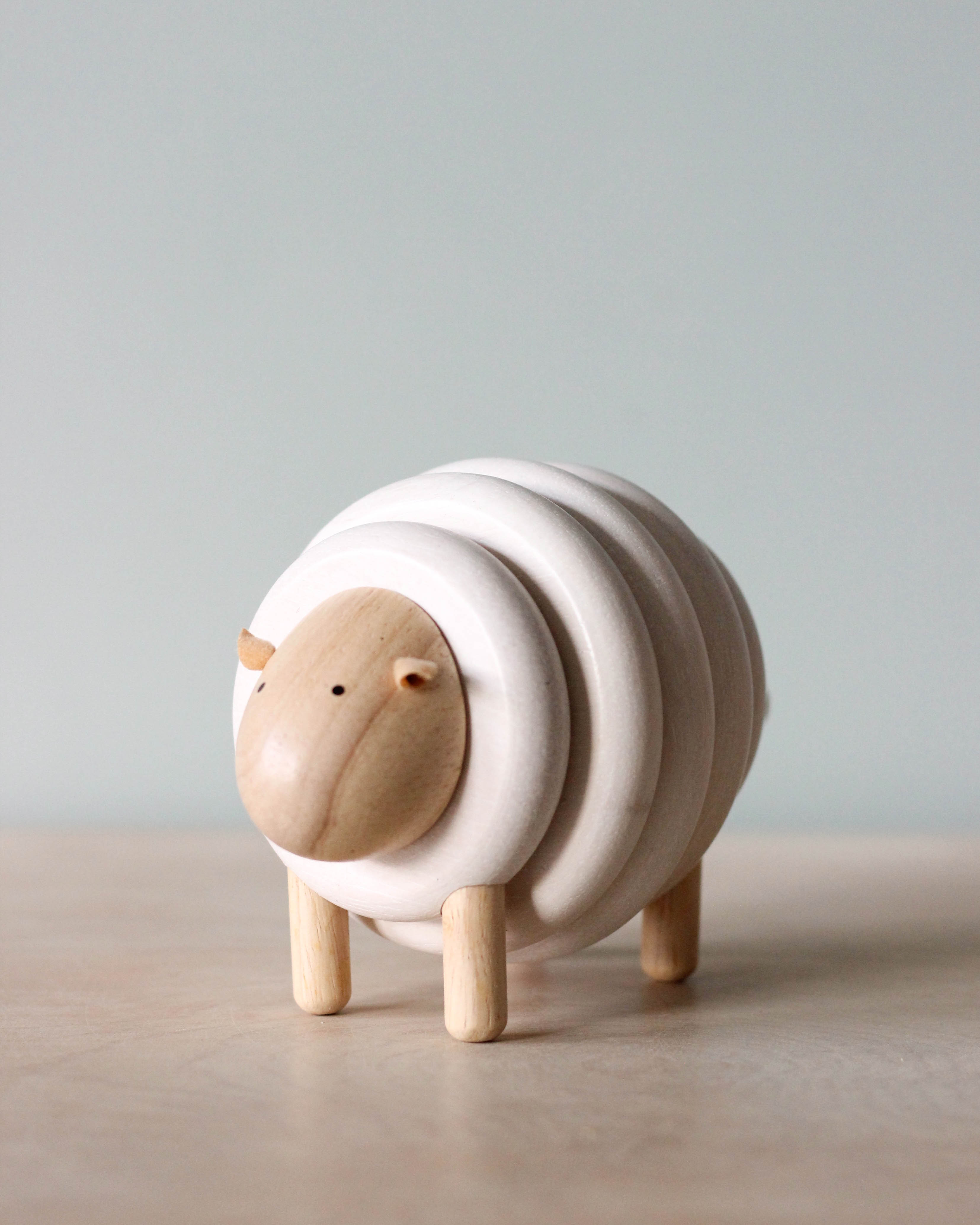 Lacing Wooden Sheep