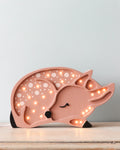 Handmade Wooden Lamp - Deer