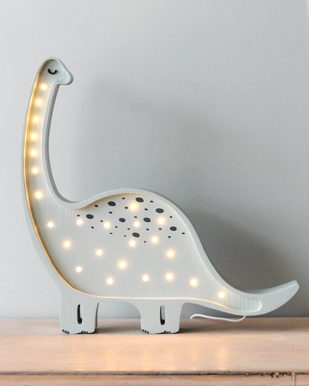 Handmade Wooden Lamp - Dinosaur