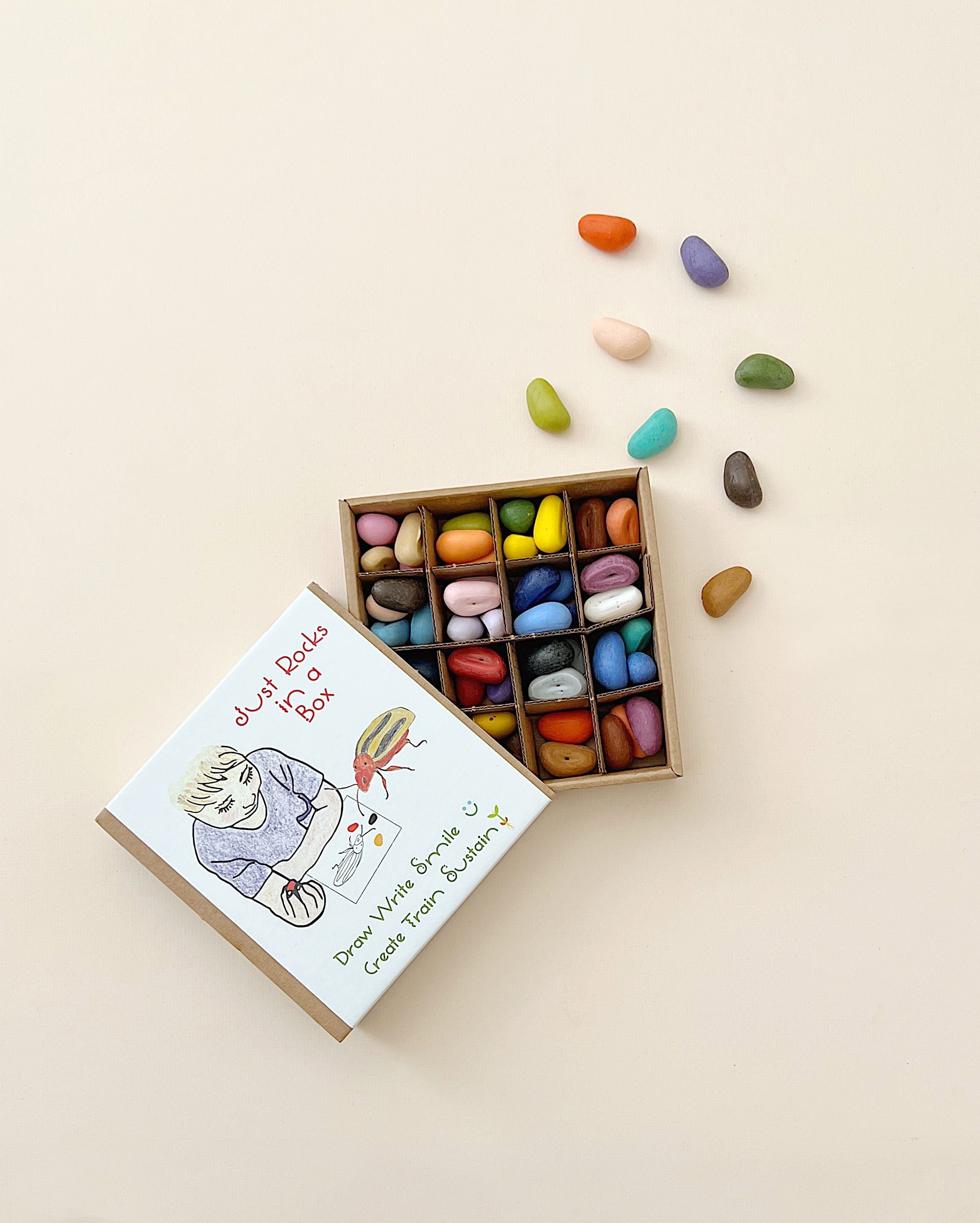 Non-Toxic 64 Piece Crayon Rocks