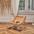 Charlie Crane LEVO Baby Rocker with Camel Cushion
