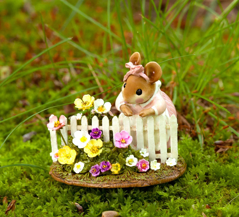 Wee Forest Folk Tiny Collectible - Annette's Garden (Not a Toy)