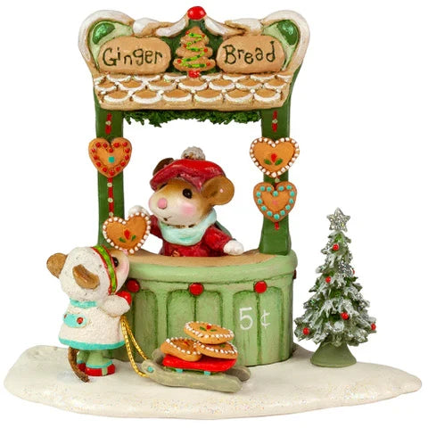 Wee Forest Folk Tiny Collectible - A Gingerbread Christmas (Not A Toy)