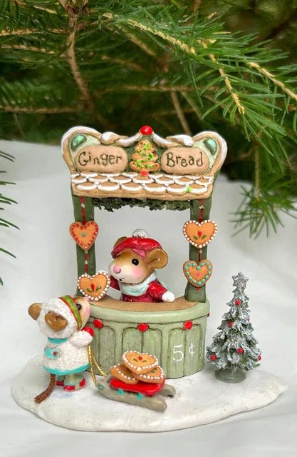 Wee Forest Folk Tiny Collectible - A Gingerbread Christmas (Not A Toy)