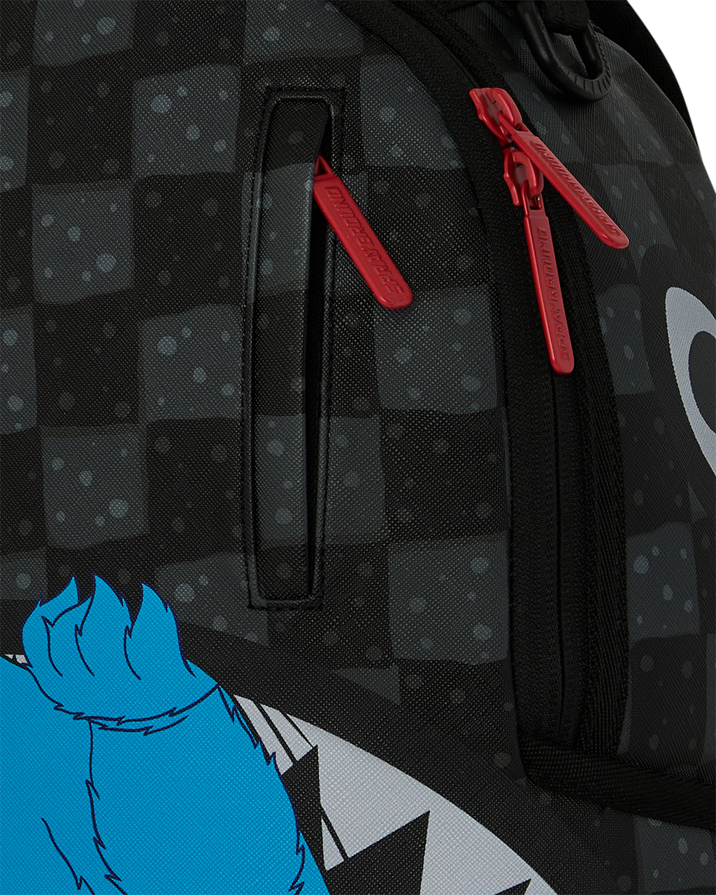 SESAME STREET COOKIE MONSTER STACK EM HIGH MINI DLX BACKPACK
