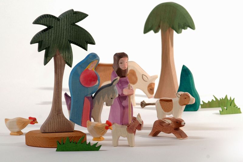 Ostheimer Mary on Donkey