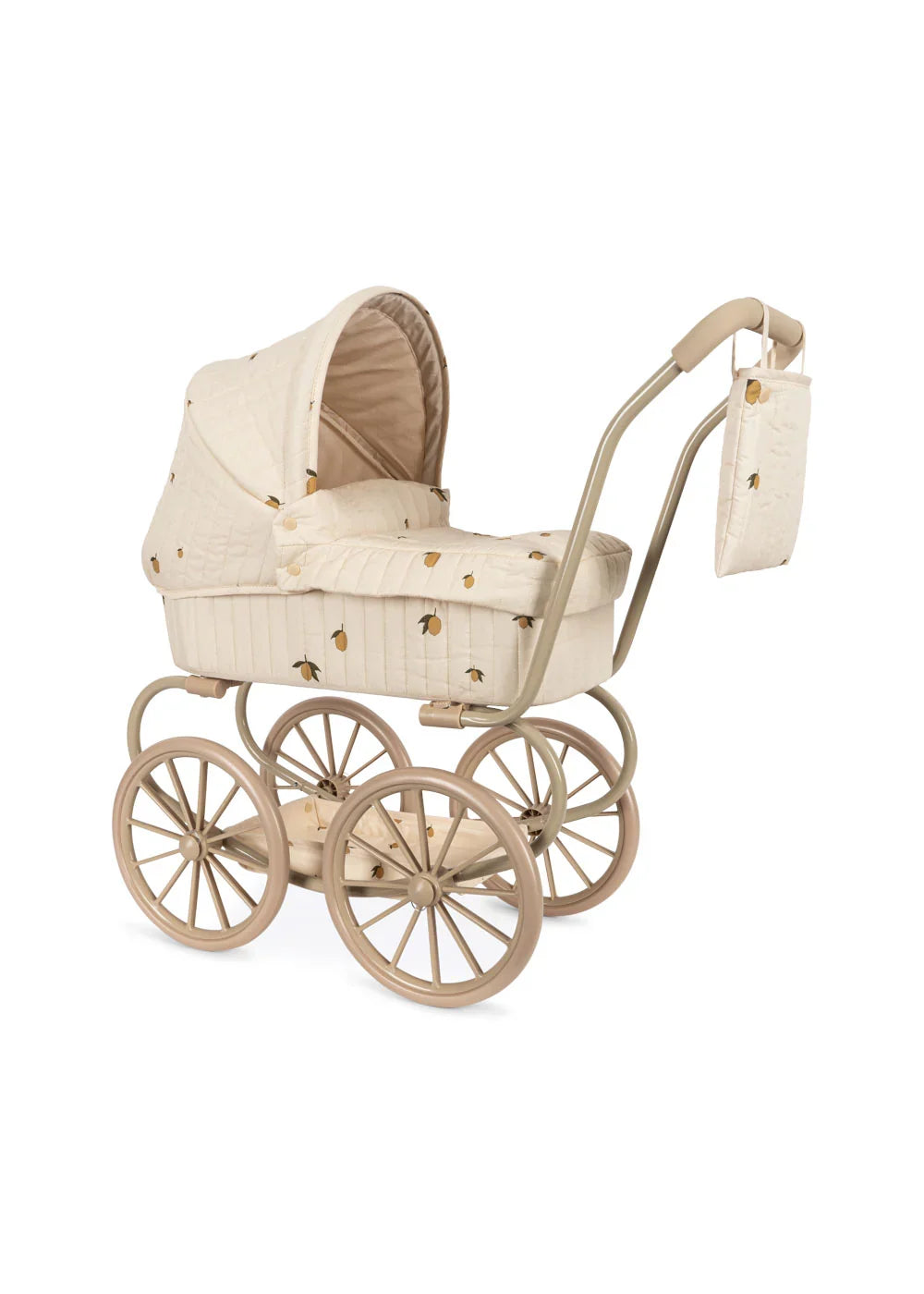 Konges Sloejd Mini Doll Pram - Lemon