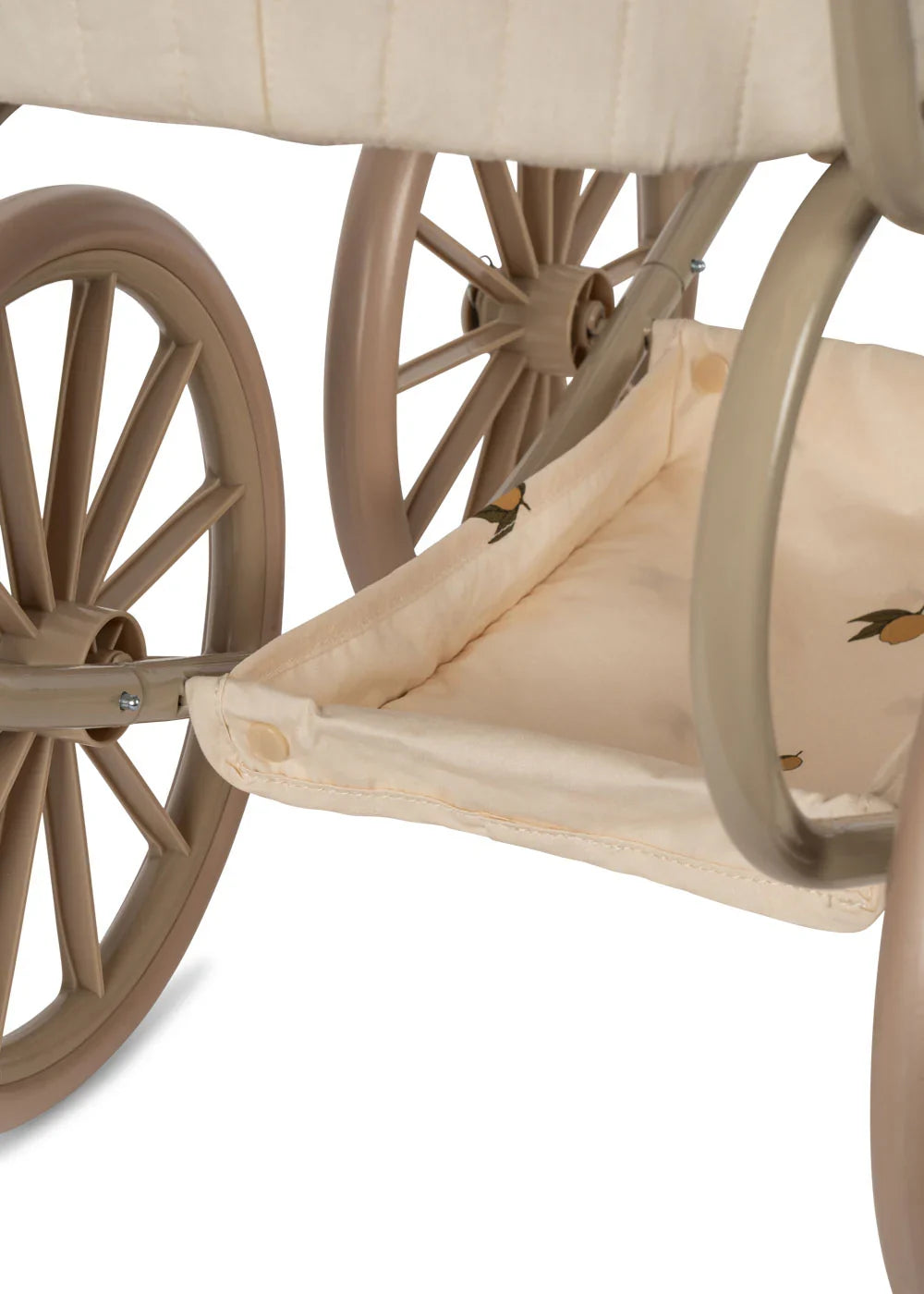 Konges Sloejd Mini Doll Pram - Lemon