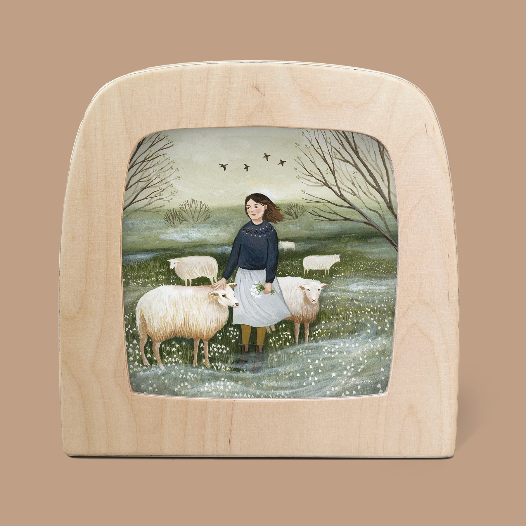 Silhouette Only - The Herderess Silhouette for Toverlux Lamp