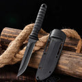 Survival Knife – 9Cr18MoV Steel Tactical Camping Knife with Neck Sheath for Outdoor & Self-Defense