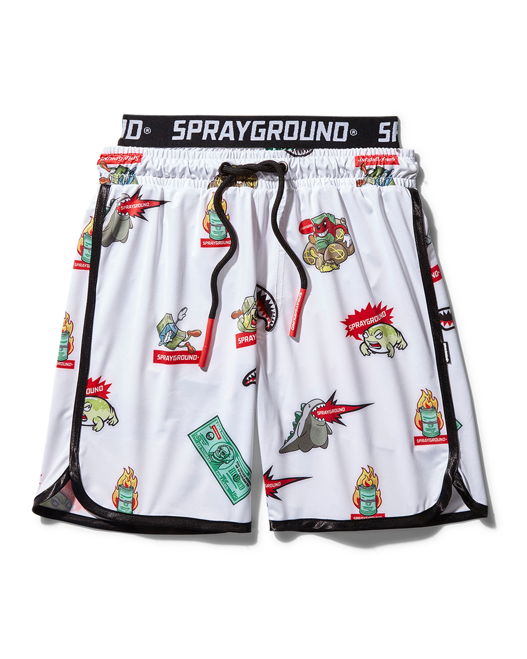 KIDS PATCH ALL-IN SWIM TRUNKS (WHITE)