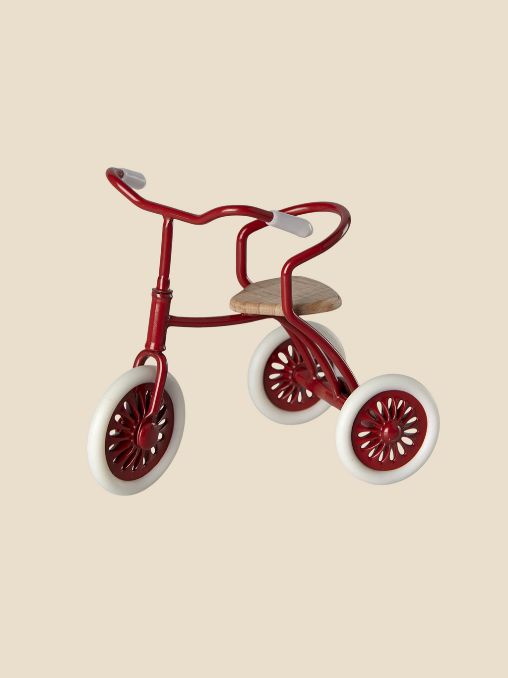 Maileg Abri a tricycle, Mouse - Red