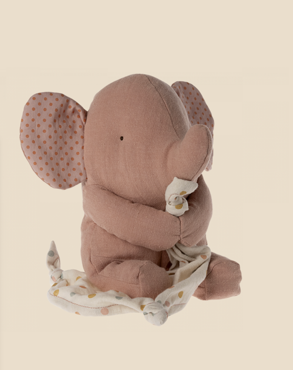 Maileg Lullaby Friends - Elephant - Old Rose (Plays Music)