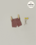 Minikane Doll Clothing | Vito Shorts in Knit Wool - Caramel