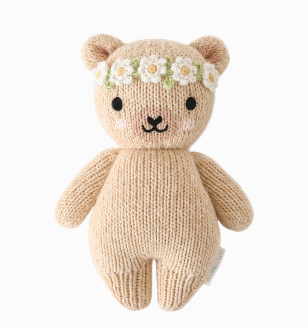 Cuddle + Kind Baby Honey Bear (Ivory Floral Crown)