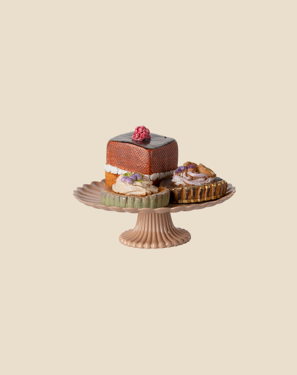 Maileg Miniature Cakes & Cake Stand
