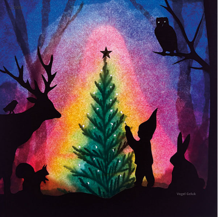 Silhouette Only - Christmas Tree Silhouette for Toverlux Lamp