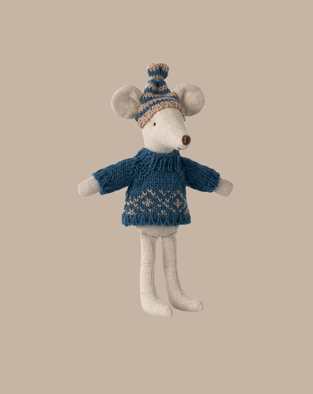 Maileg Extra Clothing: Knitted Sweater And Hat for Dad Mouse