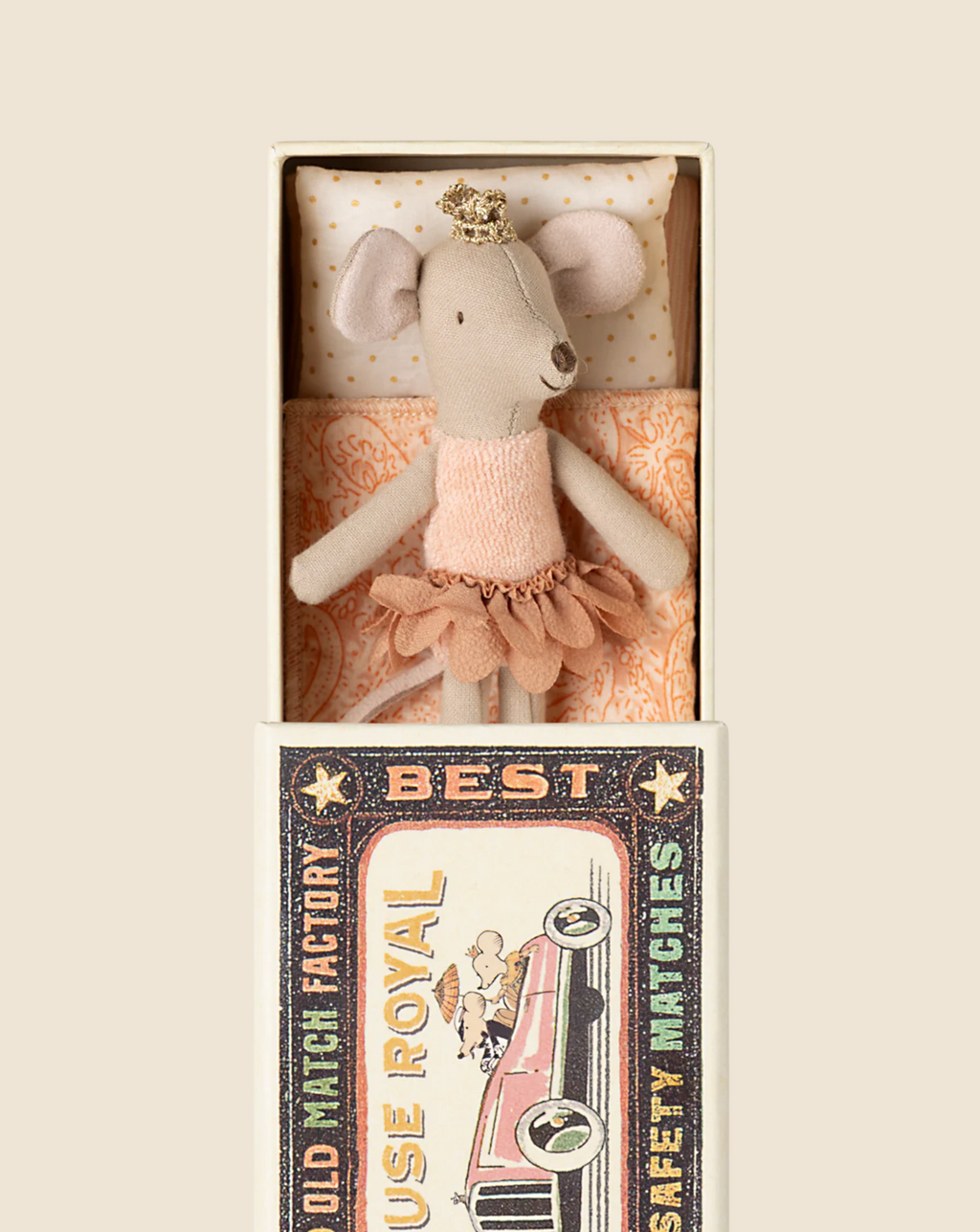 Maileg Princess Mouse In Matchbox - Little Sister