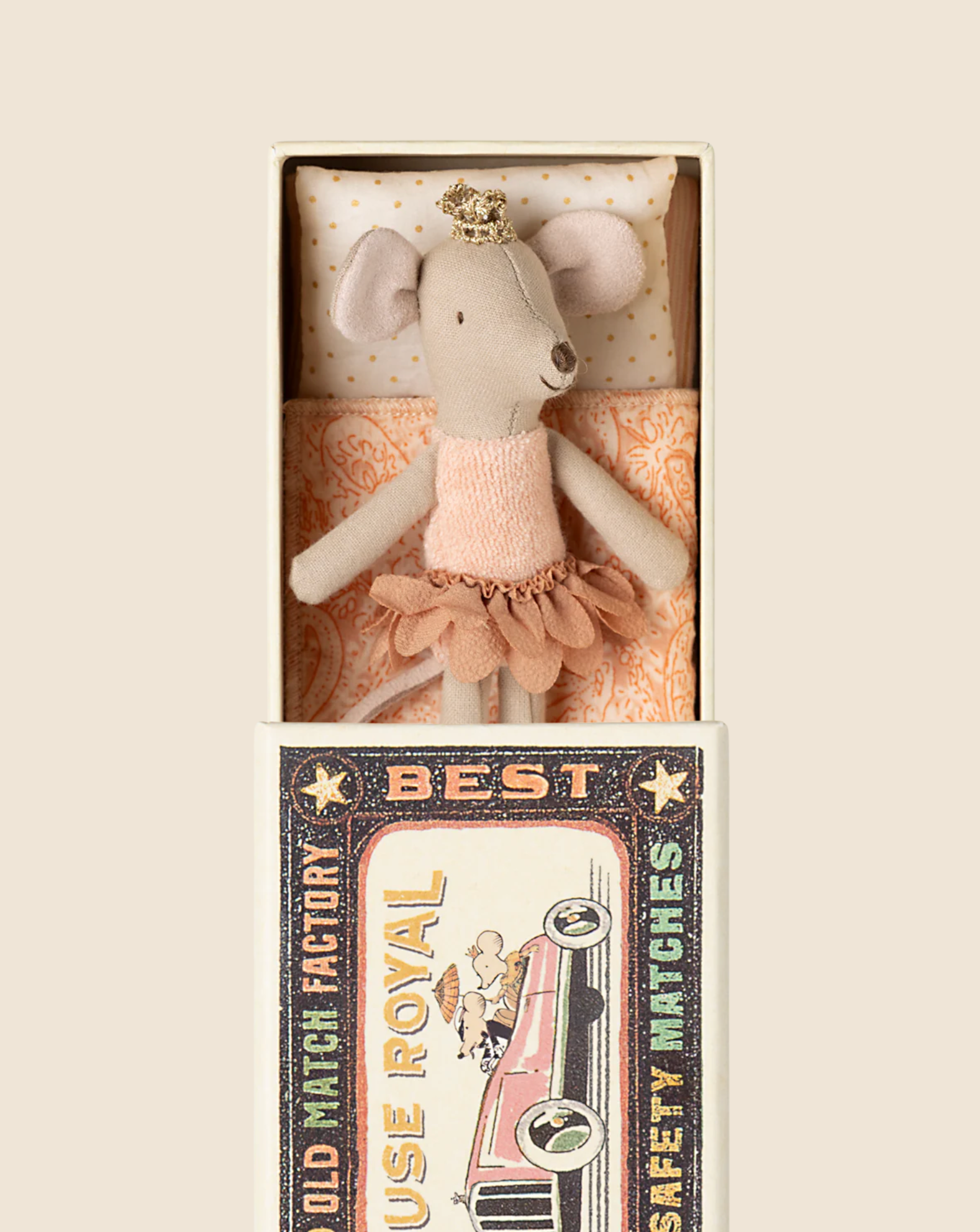 Maileg Princess Mouse In Matchbox - Little Sister
