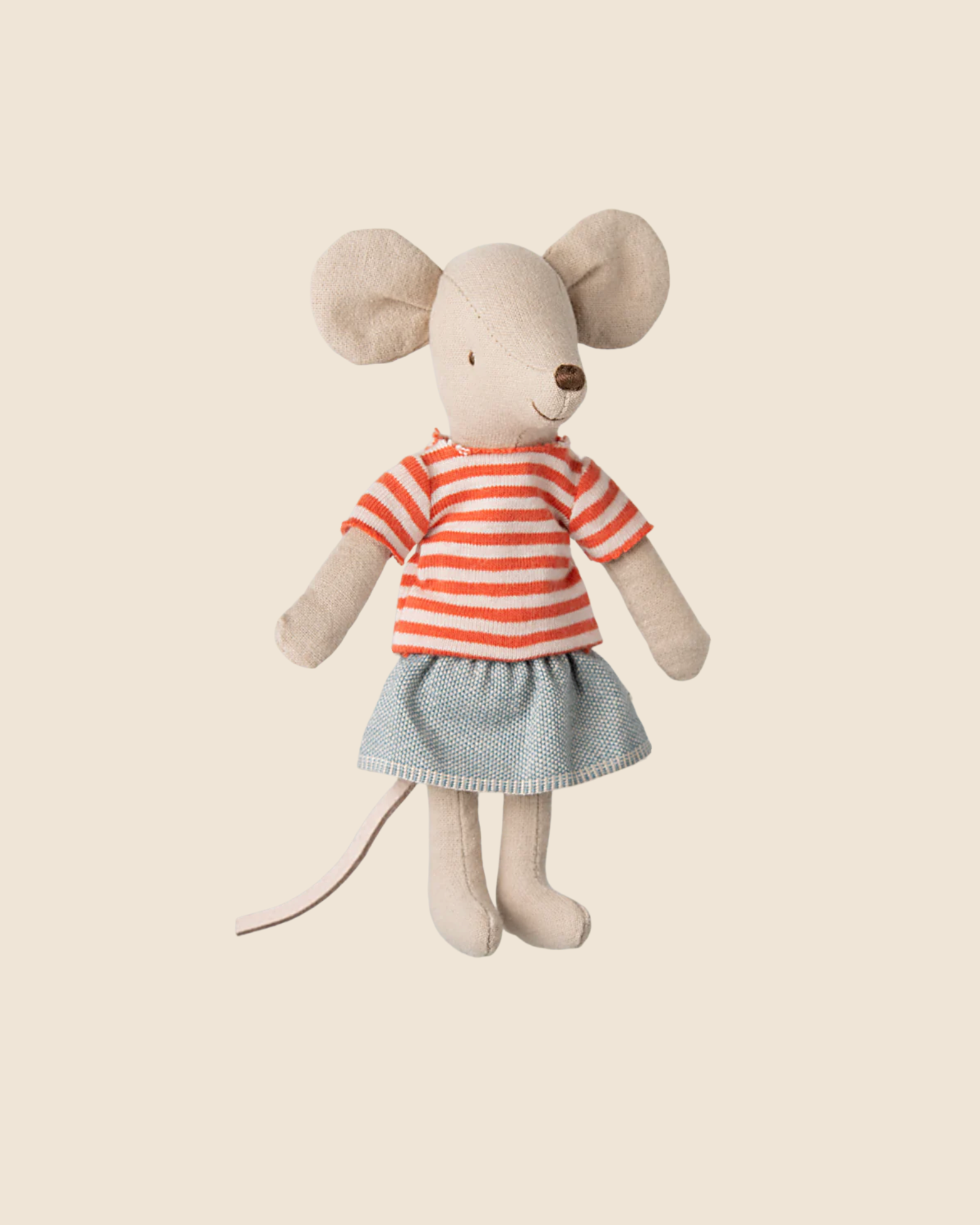 Maileg Mouse With Striped Shirt - Big Sister