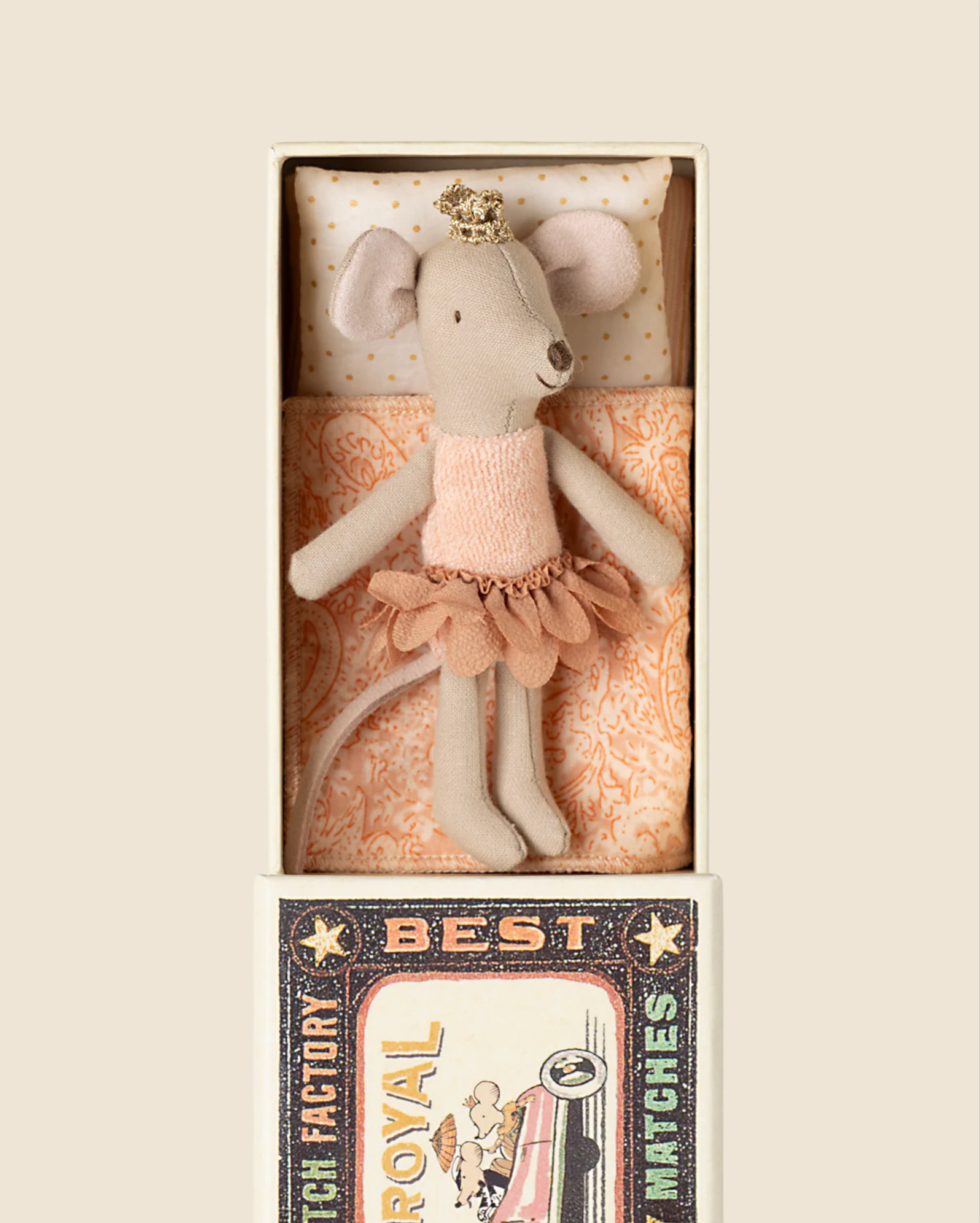 Maileg Princess Mouse In Matchbox - Little Sister